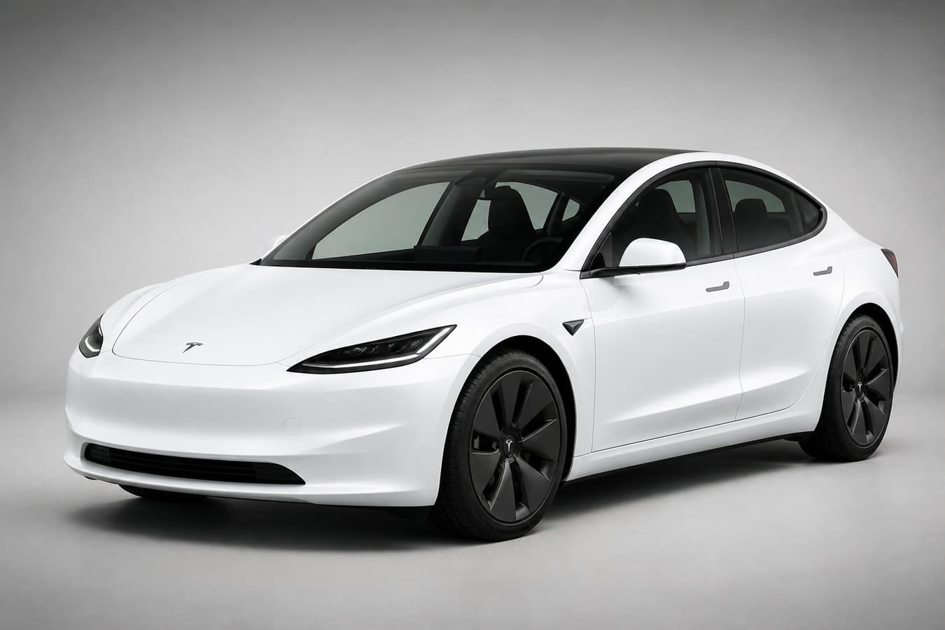 Tesla Model 3 2024 branco — frota FC Private Driver