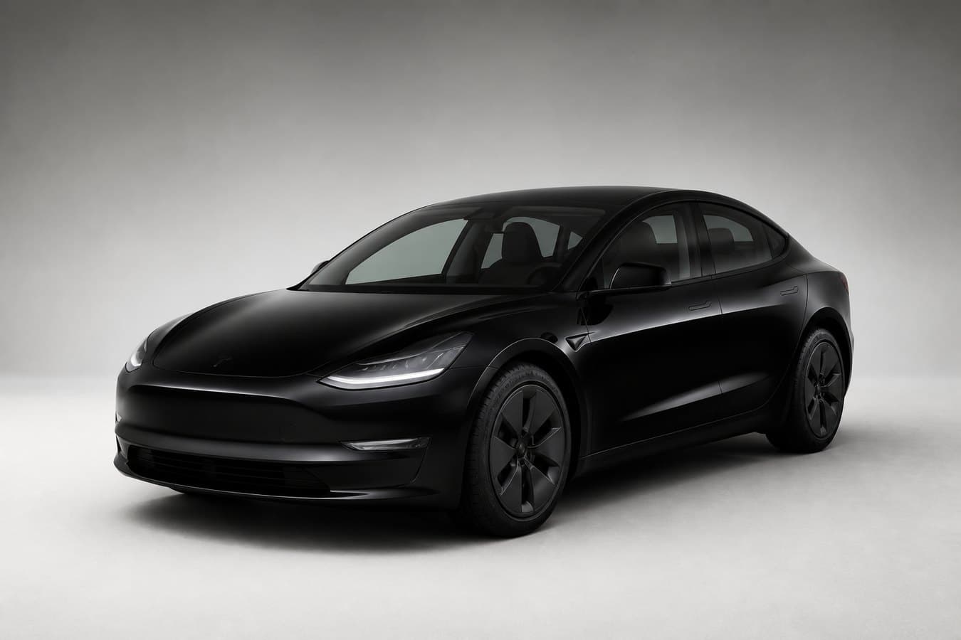 Tesla Model 3 2025 preto — frota FC Private Driver